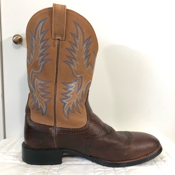 Ariat Heritage Stockman Barrel Brown Boot. Size 11.5D main image 11